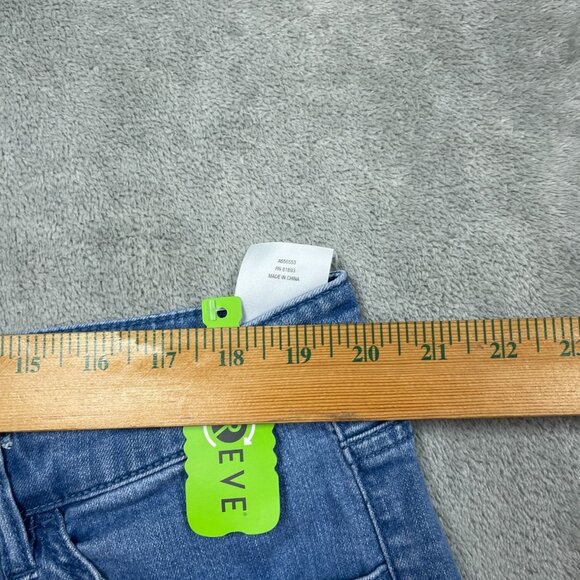 Susan Graver Tapered Stretch Denim Repreve Jeans Medium Wash (28”) a1556 - Picture 7 of 11